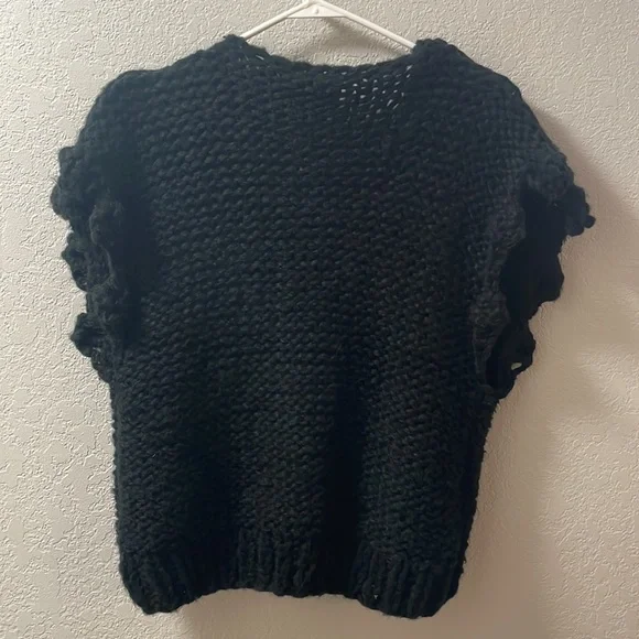 🎉HP🎉 Maeve by Anthropology Oversize Knit Bauble Sweater Vest - Picture 5 of 5